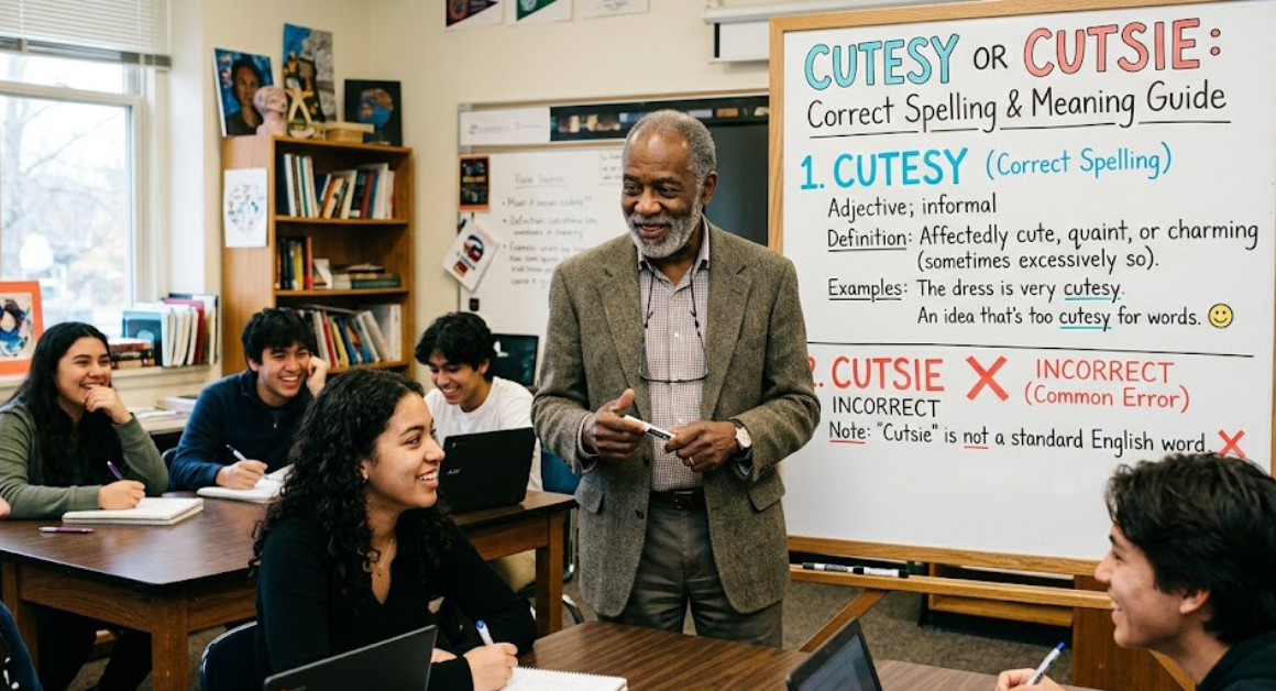 Cutesy or Cutsie: Correct Spelling & Meaning Guide