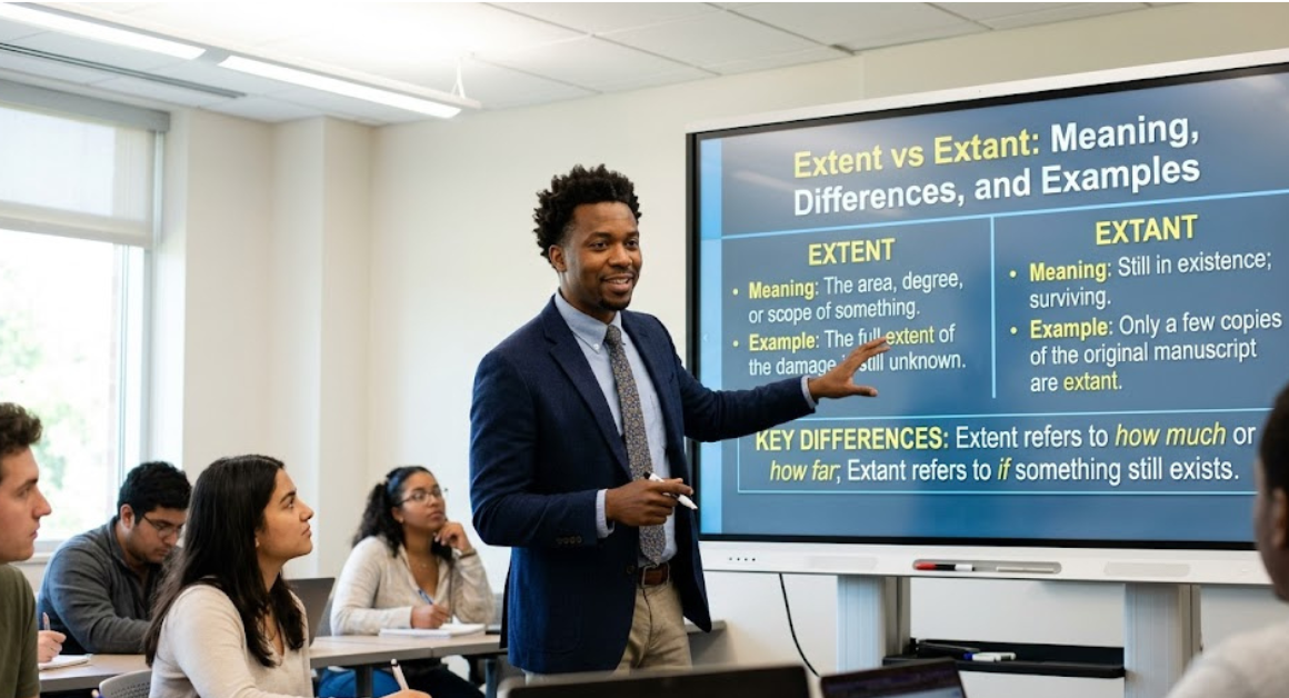 Extent vs Extant Meaning, Differences, and Examples