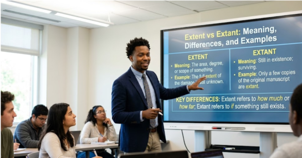Extent vs Extant: Meaning, Differences, and Examples