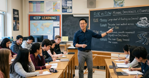 Floe vs Flow: Meaning, Differences, and Examples