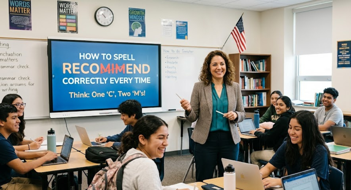 How to Spell Recommend Correctly Every Time