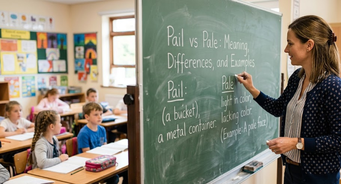 Pail vs Pale Meaning, Differences, and Examples