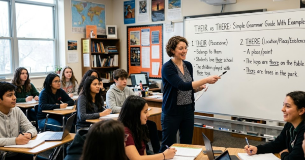 Their vs There: Simple Grammar Guide With Examples