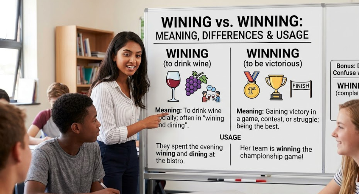 Wining or Winning: Meaning, Differences, and Usage