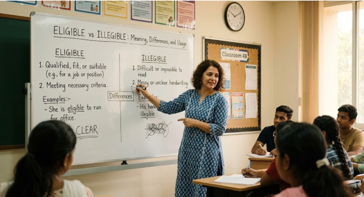 Eligible vs Illegible: Meaning, Differences, and Usage