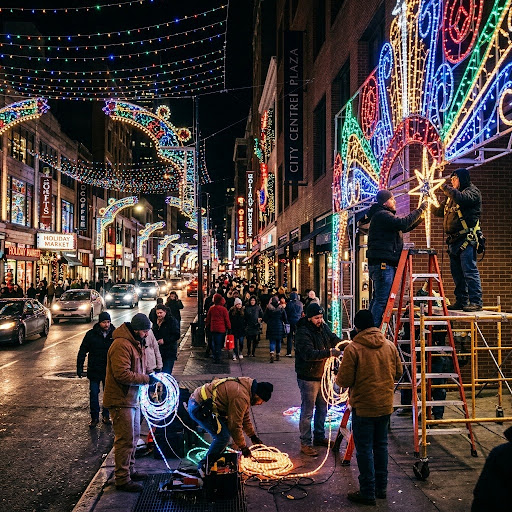 Commercial Christmas Lights That Make Your Business Impossible to Ignore