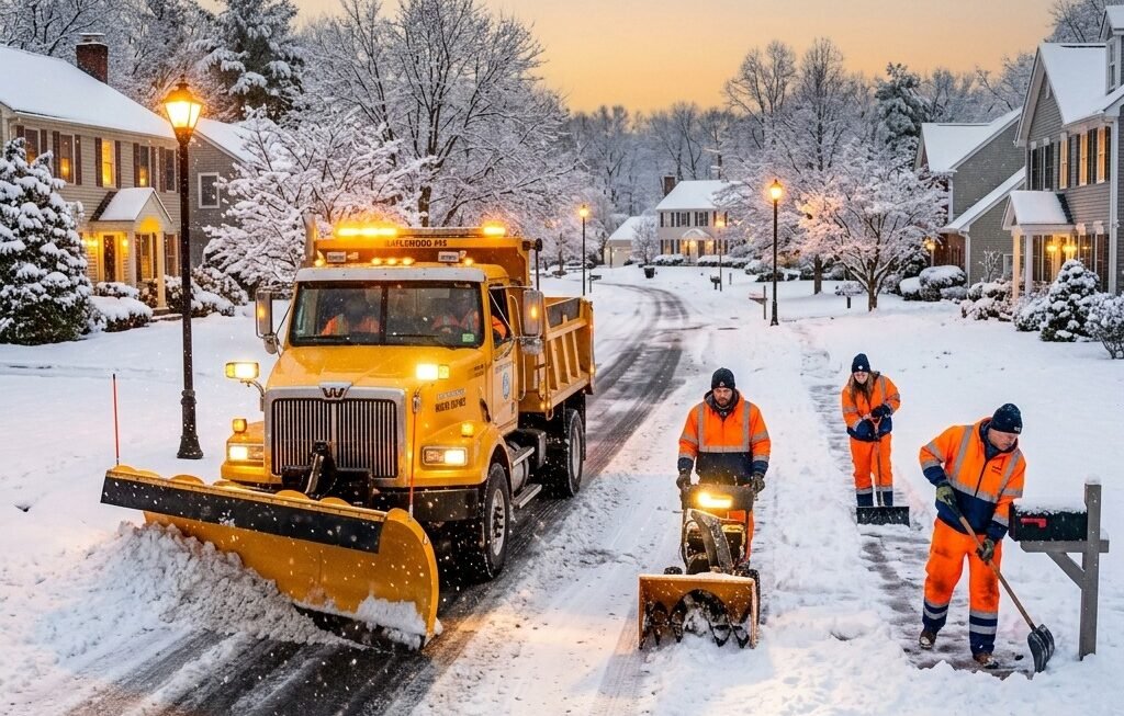 Professional Snow Plowing